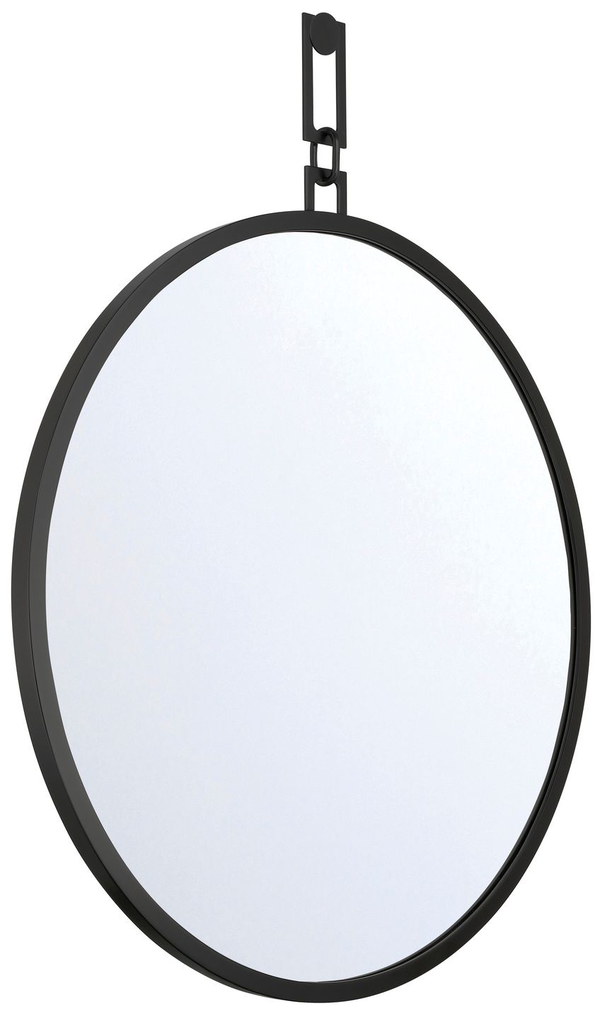 Image 2 Brian Patrick Flynn Alston 40'' Matte Black Mirror more views