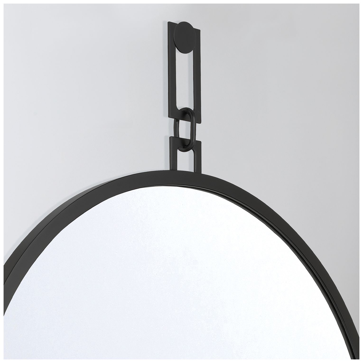 Image 3 Brian Patrick Flynn Alston 40'' Matte Black Mirror more views