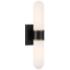 Brian Patrick Flynn Capsule 2 Light Matte Black + Textured Gold Sconce