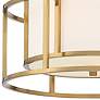Brian Patrick Flynn for Crystorama Hulton 2 Light Luxe Gold Ceiling Mount