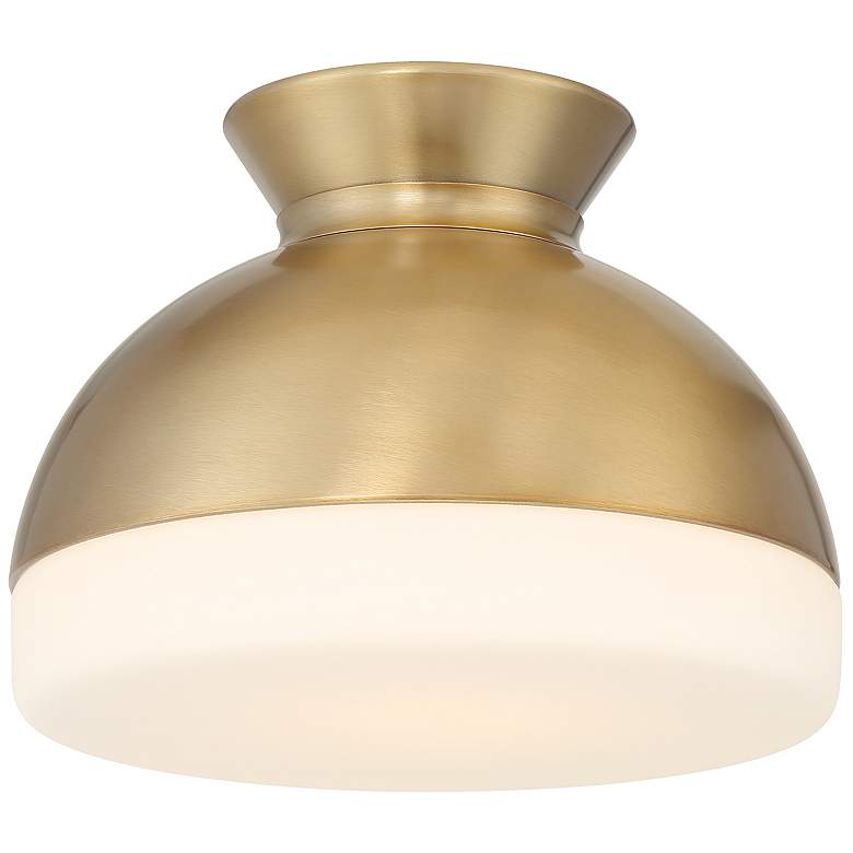 Image 2 Brian Patrick Flynn Gidget 1 Light Vibrant Gold Flush Mount