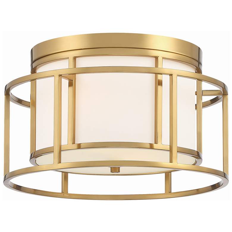 Image 2 Brian Patrick Flynn's Hulton 15"W Luxe Gold Ceiling Light