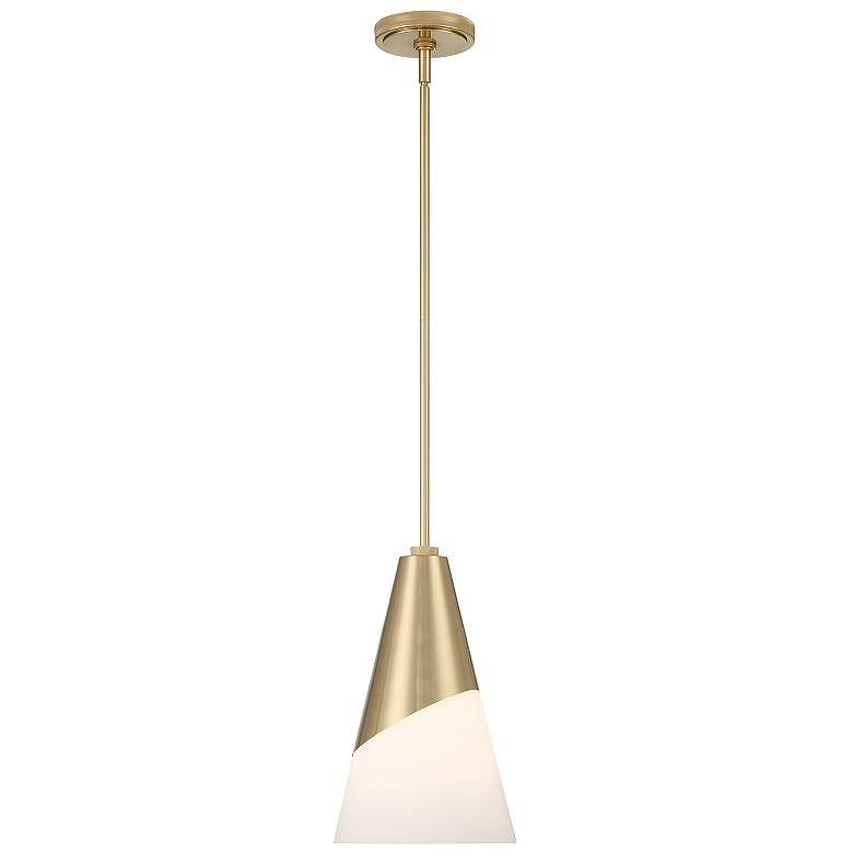 Image 2 Brian Patrick Flynn Tori 1 Light Vibrant Gold Pendant