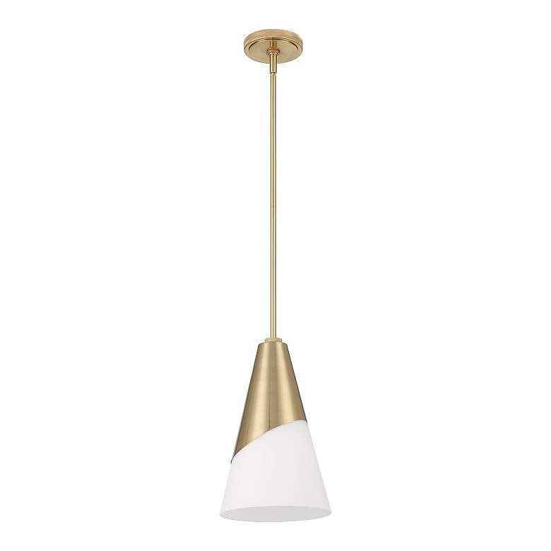 Image 3 Brian Patrick Flynn Tori 1 Light Vibrant Gold Pendant more views