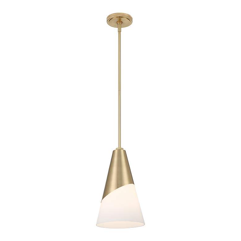 Image 4 Brian Patrick Flynn Tori 1 Light Vibrant Gold Pendant more views
