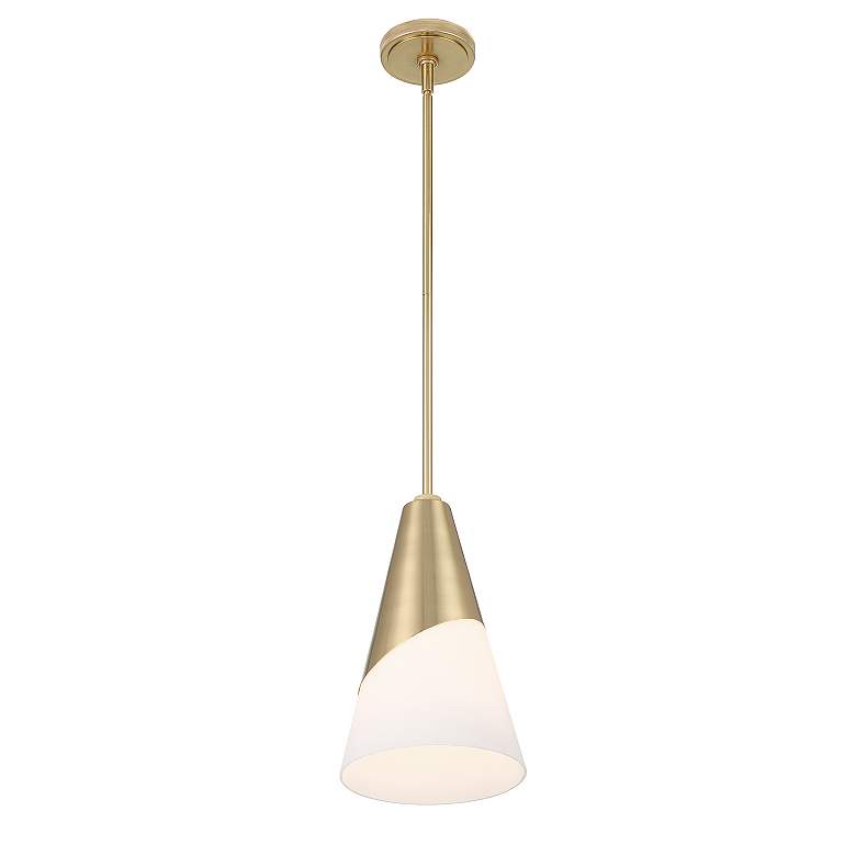 Image 5 Brian Patrick Flynn Tori 1 Light Vibrant Gold Pendant more views
