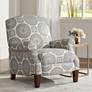 1_Brianne Twilight Patterned Fabric Pushback Recliner