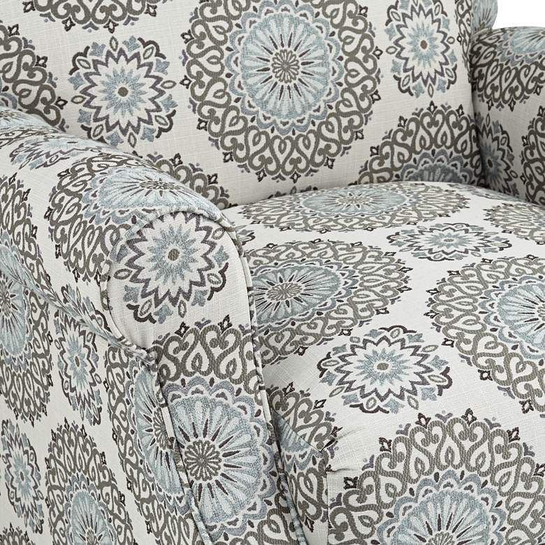 Image 5 Brianne Twilight Patterned Fabric Pushback Recliner more views