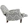 Brianne Twilight Patterned Fabric Pushback Recliner