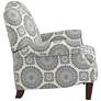 Brianne Twilight Patterned Fabric Pushback Recliner