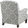 Brianne Twilight Patterned Fabric Pushback Recliner