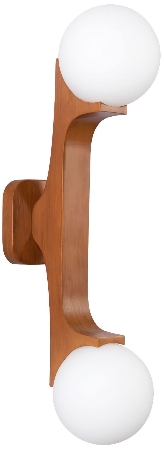 Image 2 Briar 22-in Teak Brown Wall/Vanity Light more views