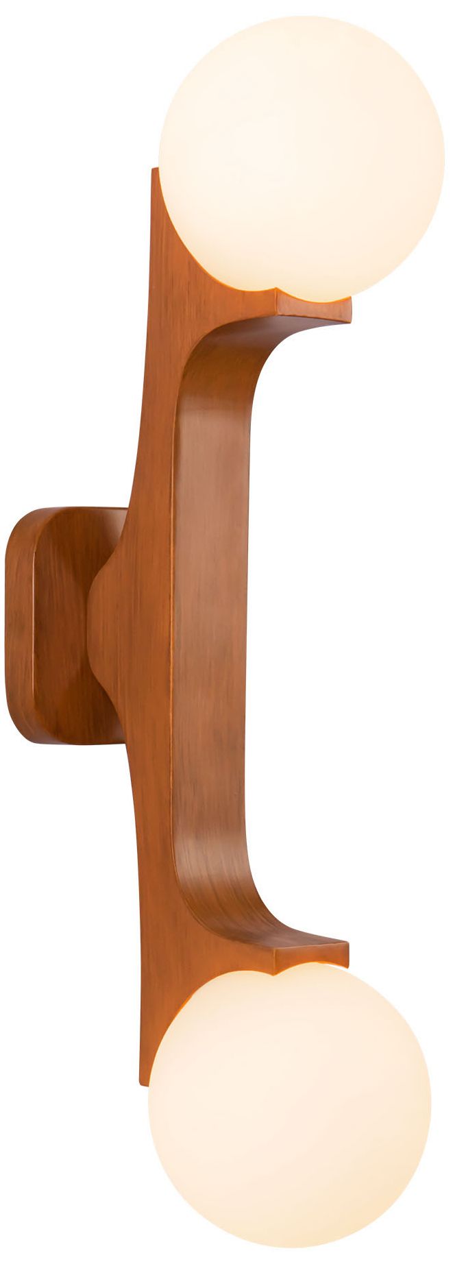 Image 5 Briar 22-in Teak Brown Wall/Vanity Light more views