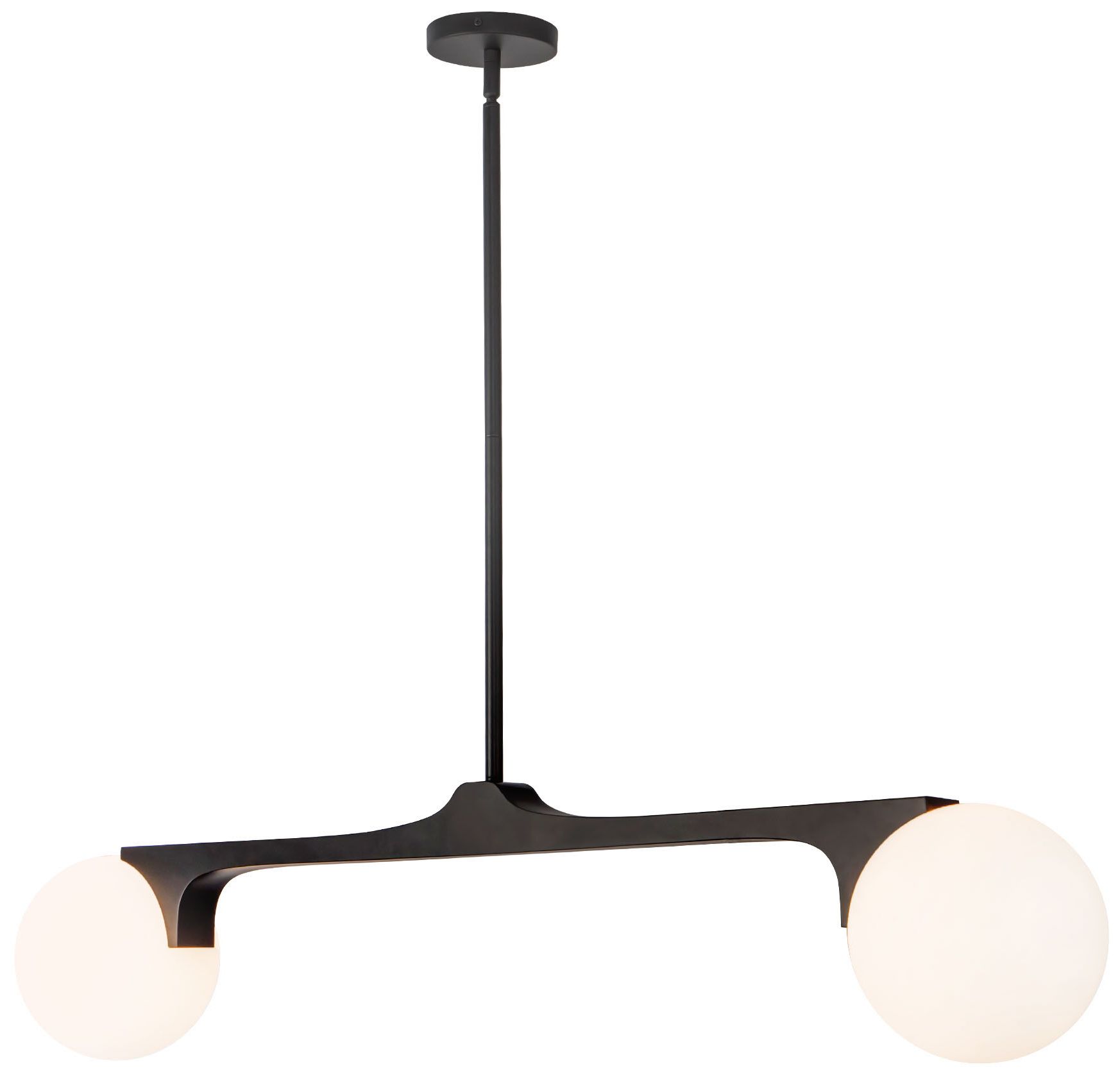 Image 2 Briar 47-in Black Linear Pendant more views