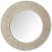 Briar Light Washed Brown and Gray 35 1/4" Round Wall Mirror