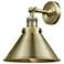 Briarcliff 10" Antique Brass Sconce