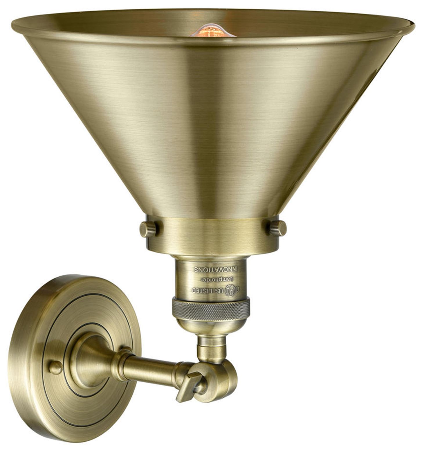 Image 2 Briarcliff 10" Antique Brass Sconce more views