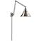 Briarcliff 10" Brushed Nickel LED Double Swing Arm