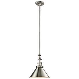 Image1 of Briarcliff 10" LED Mini Pendant - Satin Nickel - Satin Nickel
