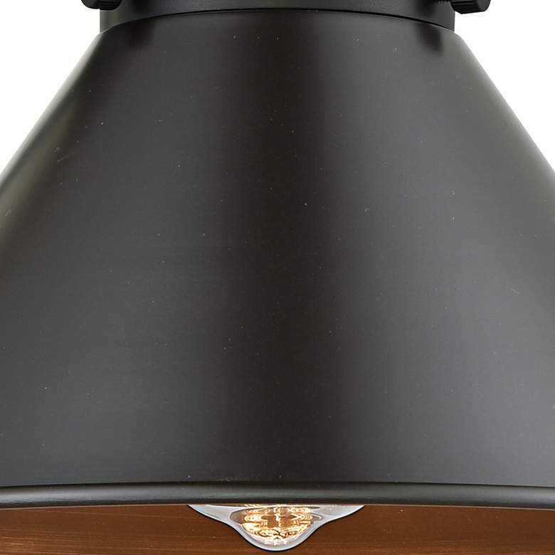 Image 2 Briarcliff 10" LED Sconce - Bronze Finish - Bronze Shade more views
