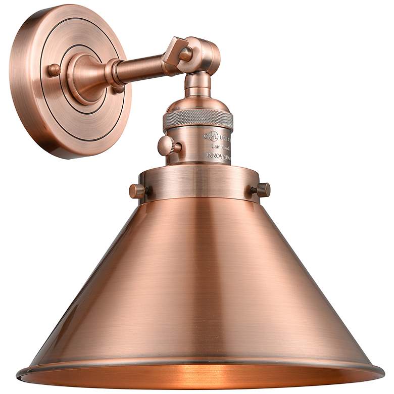 Image 1 Briarcliff 10" LED Sconce - Copper Finish - Copper Shade
