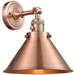 Briarcliff 10" LED Sconce - Copper Finish - Copper Shade