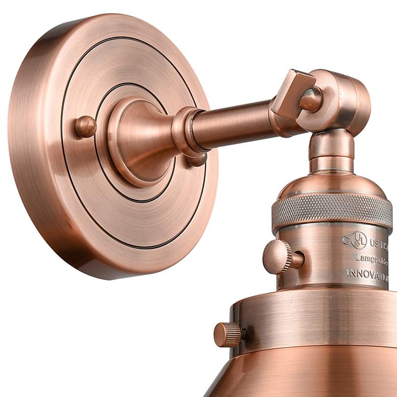 Image 2 Briarcliff 10" LED Sconce - Copper Finish - Copper Shade more views