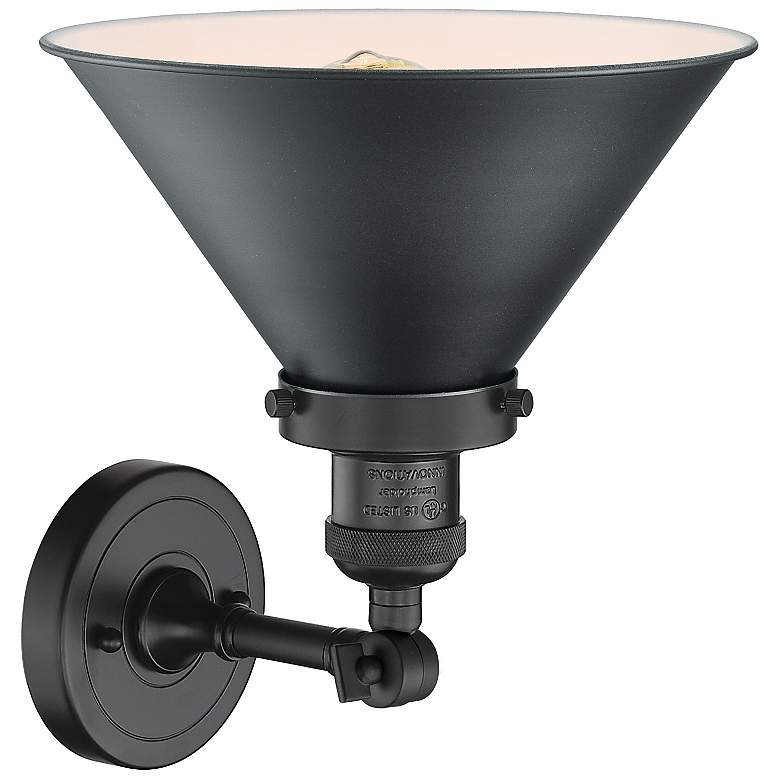 Image 3 Briarcliff 10 inch LED Sconce - Matte Black Finish - Matte Black Shade more views