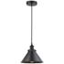 Briarcliff 10" Matte Black Mini Pendant