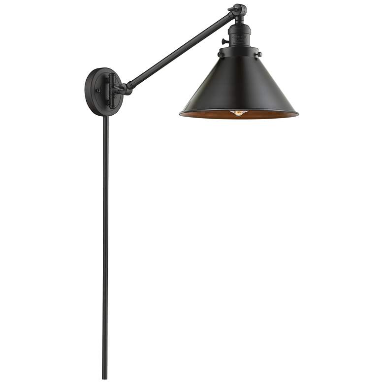 Image 1 Briarcliff 10" Oil Rubbed Bronze LED Swing Arm With Oil Rubbed Bronze