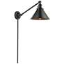 Briarcliff 10" Oil Rubbed Bronze LED Swing Arm With Oil Rubbed Bronze 