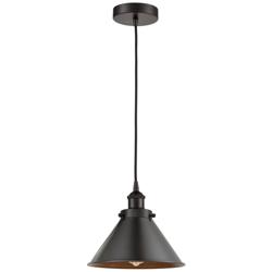 Briarcliff 10" Oil Rubbed Bronze Mini Pendant