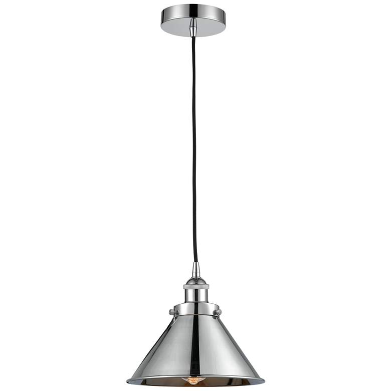 Image 1 Briarcliff 10" Polished Chrome Mini Pendant