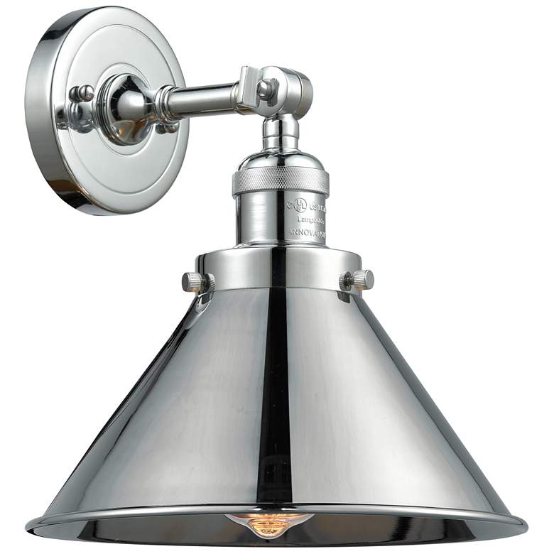 Image 1 Briarcliff 10" Polished Chrome Sconce