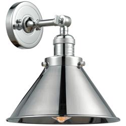 Briarcliff 10" Polished Chrome Sconce