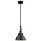 Briarcliff 10" Stem Hung LED Mini Pendant - Matte Black - Matte Black