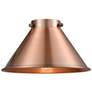 5_Briarcliff 10" Wide Antique Copper LED Mini Pendant more views