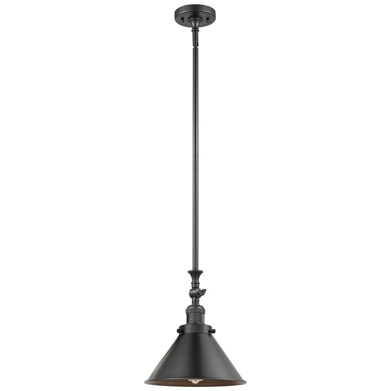 Image 1 Briarcliff 10" Wide Bronze Stem Hung Tiltable Mini Pendant w/ Bronze S