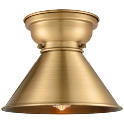 Briarcliff 10" Wide Brushed Brass Ceiling Light