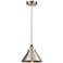 Briarcliff 10" Wide Brushed Satin Nickel Mini Pendant