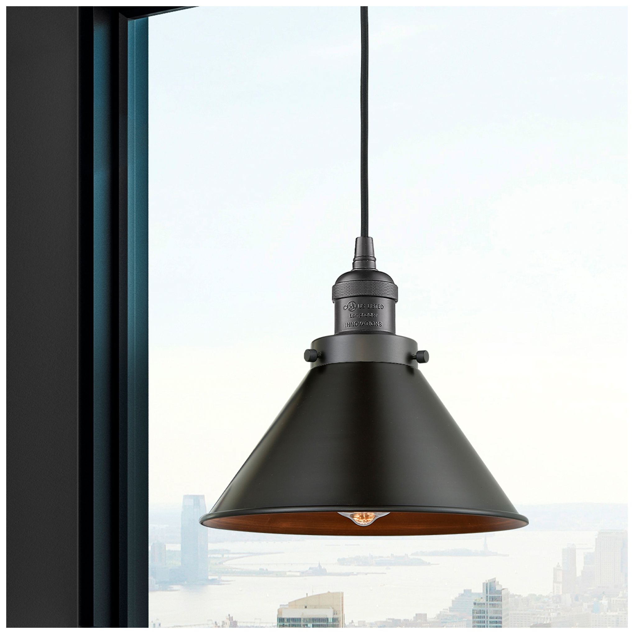 Briarcliff 10" Wide OilRubbed Bronze Mini Pendant 65V85 Lamps Plus