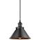 Briarcliff 10" Oil Rubbed Bronze Cord Hung Mini Pendant