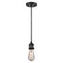 2_Briarcliff 10" Wide Matte Black Mini Pendant with Cone Metal Shade more views