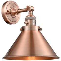 Briarcliff 12 1/2" High Antique Copper Wall Sconce