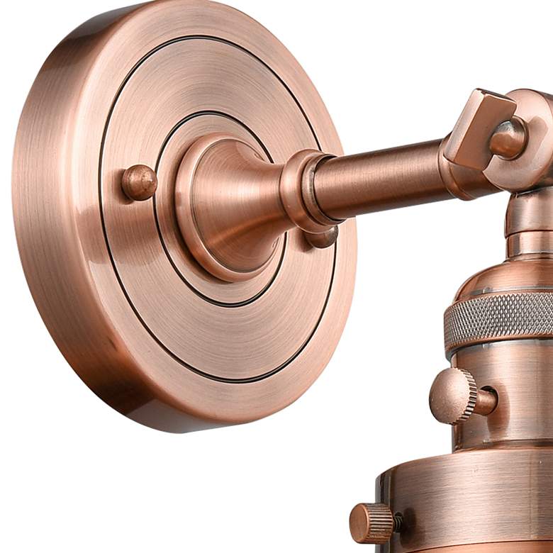 Image 2 Briarcliff 12 1/2" High Antique Copper Wall Sconce more views