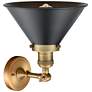 3_Briarcliff 12 1/2" High Brushed Brass Wall Sconce more views