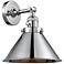 Briarcliff 12 1/2" High Polished Chrome Wall Sconce