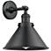 Briarcliff 14 1/4" High Matte Black LED Wall Sconce