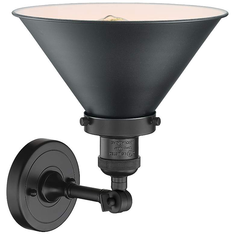 Image 3 Briarcliff 14 1/4" High Matte Black LED Wall Sconce more views
