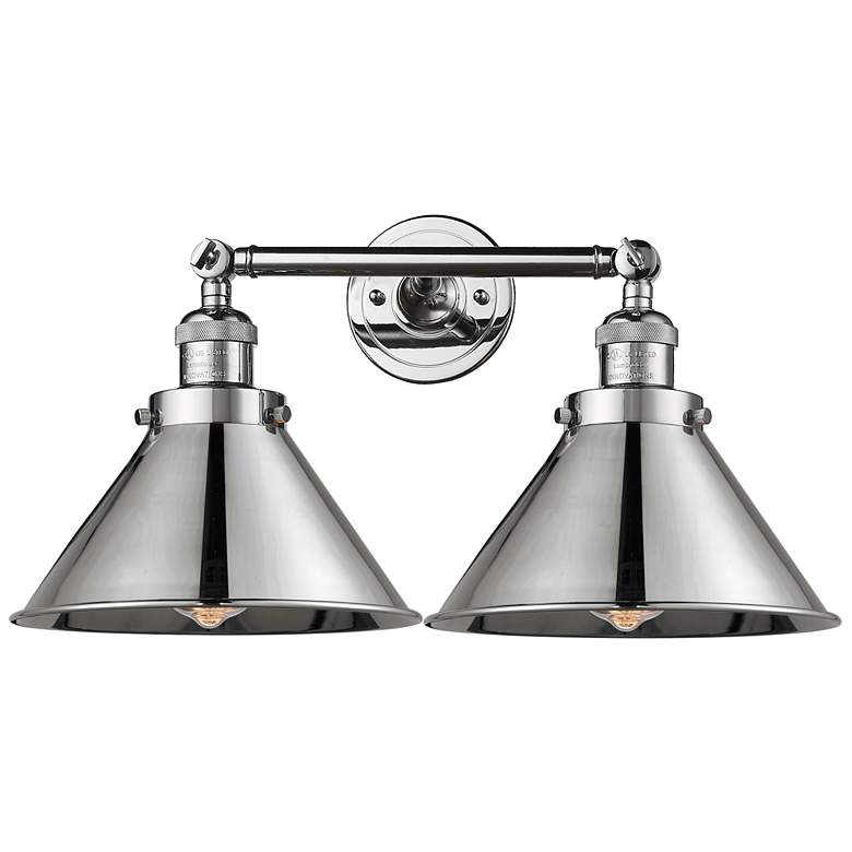 Image 1 Briarcliff 19" 2-Light Polished Chrome Bath Light